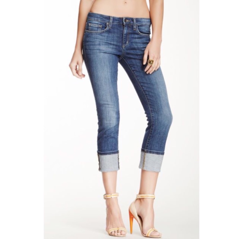 Joe’s Jeans Clean Cuffed Midrise Crop in  Kitty